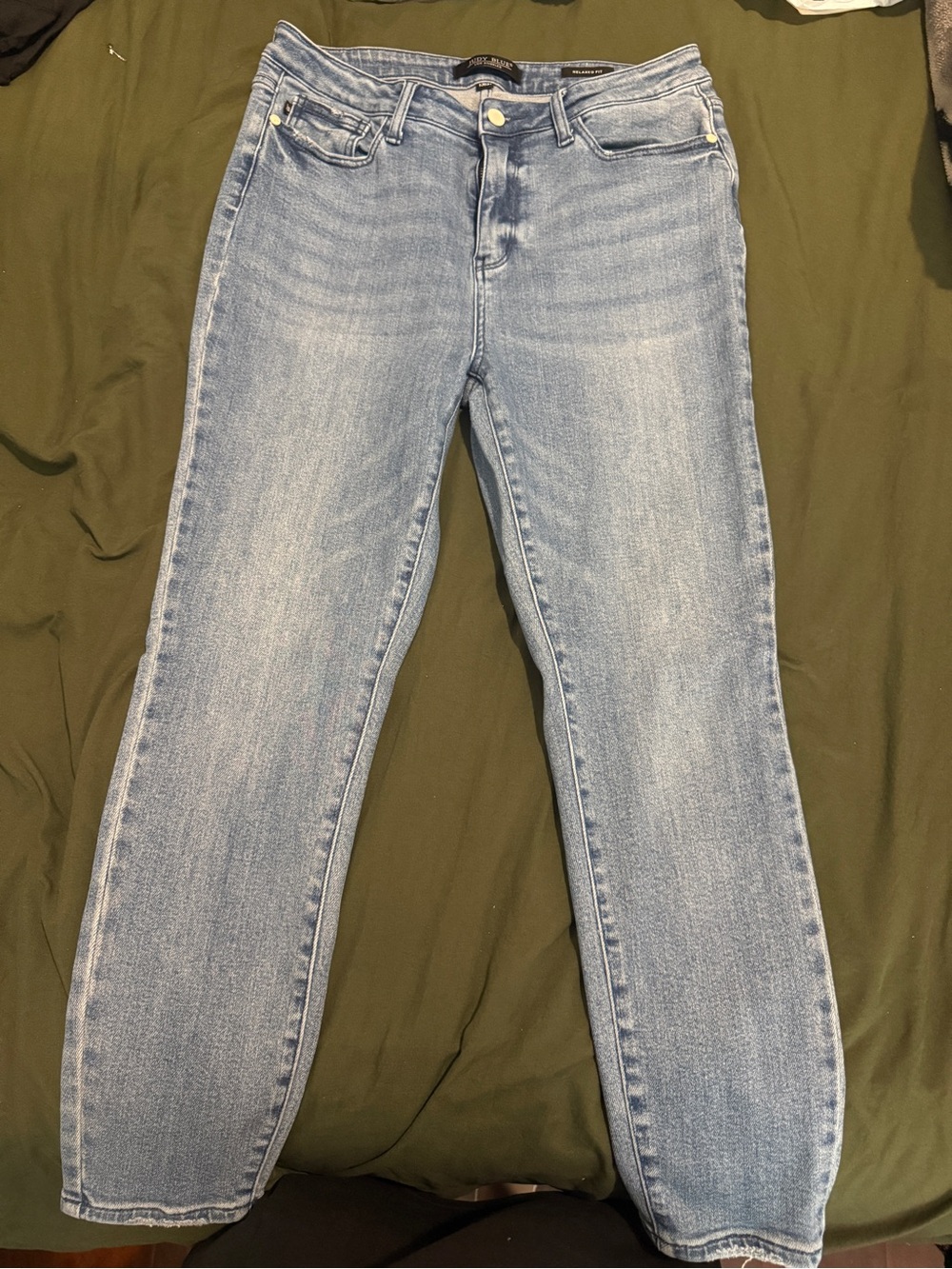 Judy Blue Light Blue Straight Leg Jeans